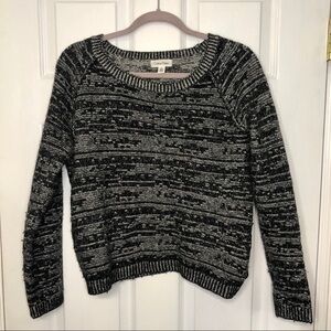CALVIN Klein Wool Grey & Black Sweater Medium